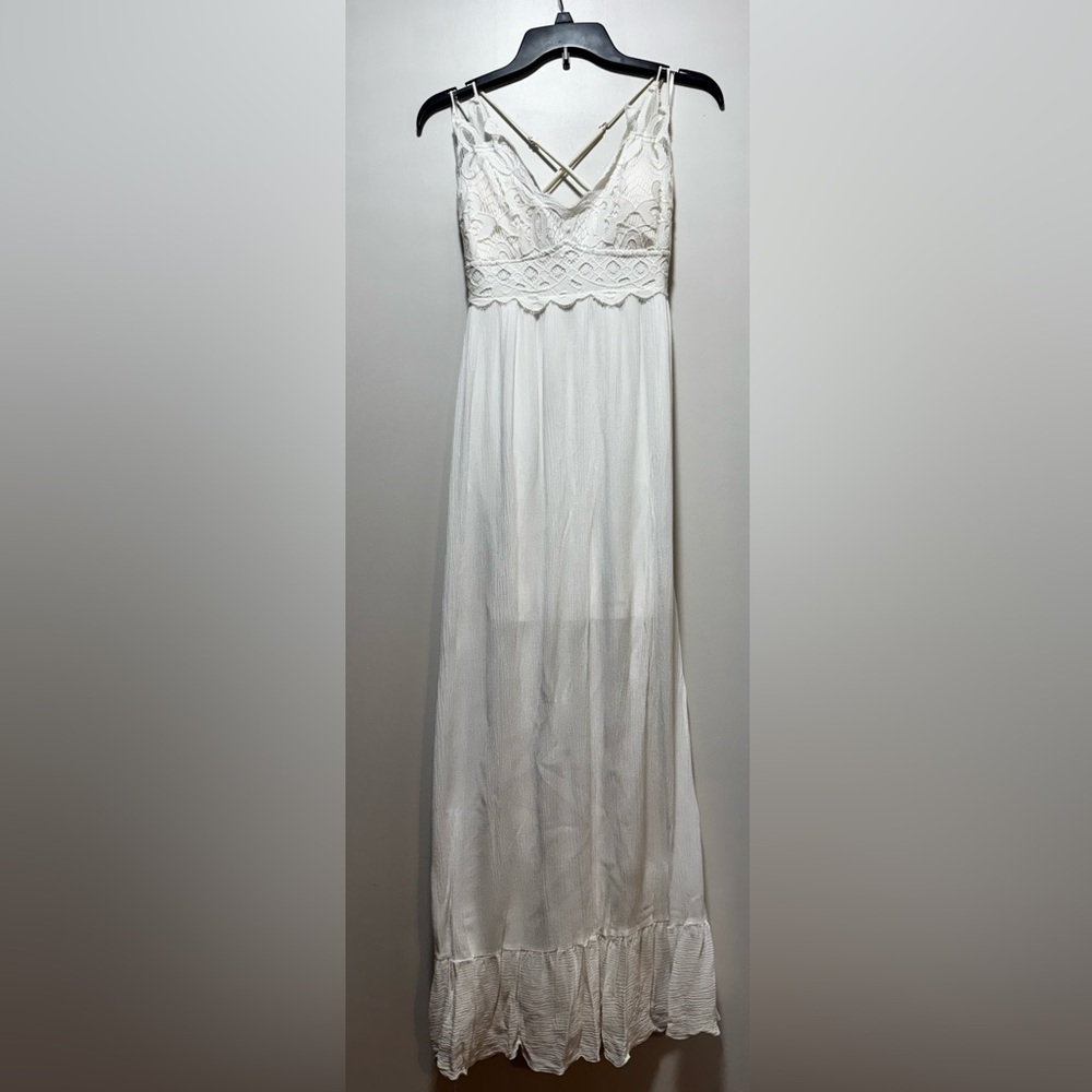 Windsor Cream Lace Maxi Skirt